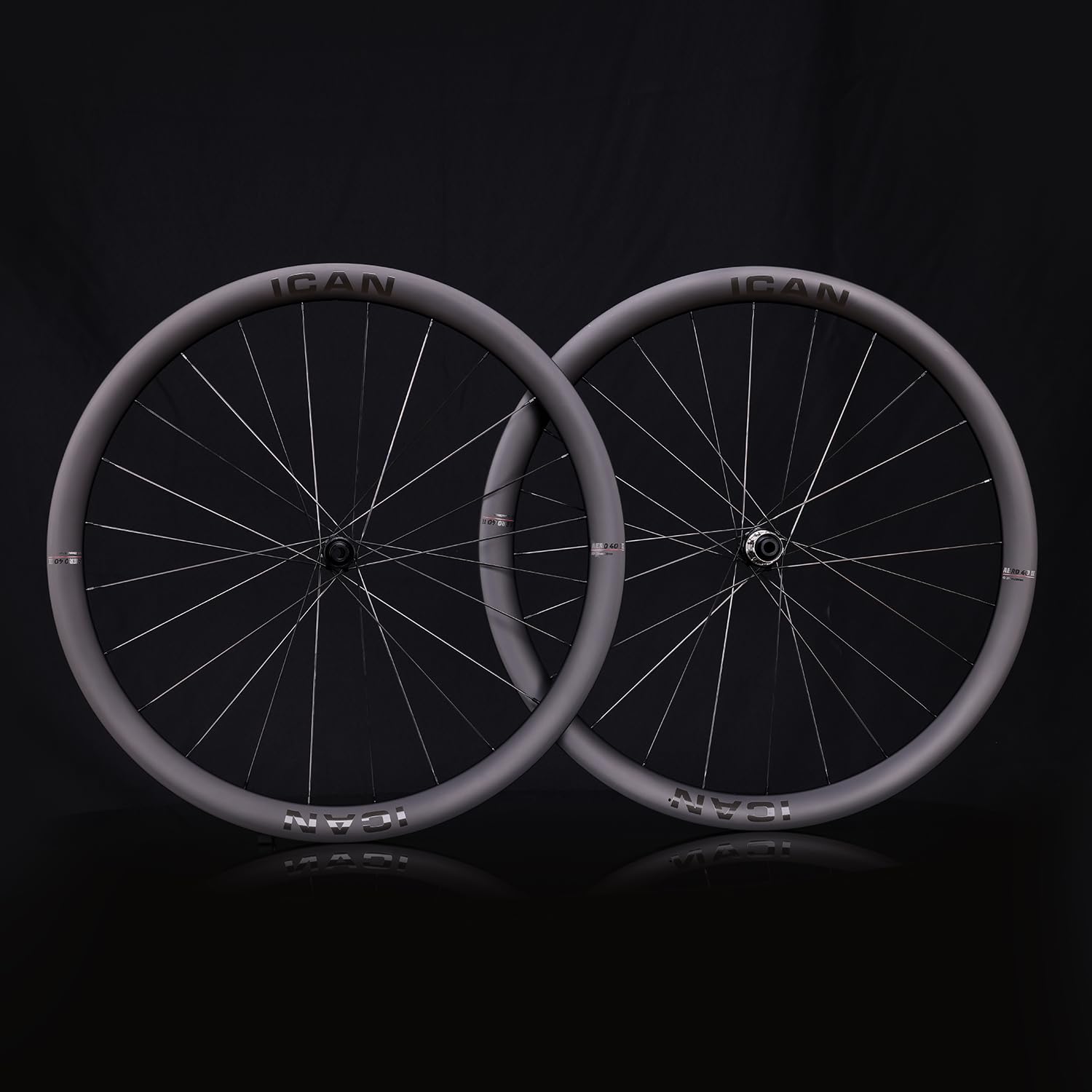 ICAN AERO40 クリンチャー/チューブレス Amazon | ICAN AERO Ⅱロードカーボンホイール700Cワイドリム